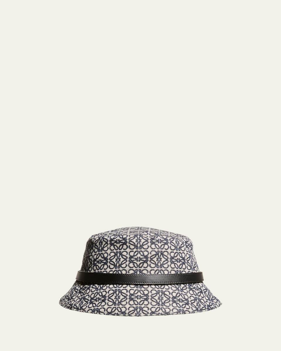 Allover Anagram Jacquard Bucket Hat